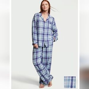 ππ VICTORIA'S SECRET Blue/Purple Plaid Pajama Set ππ